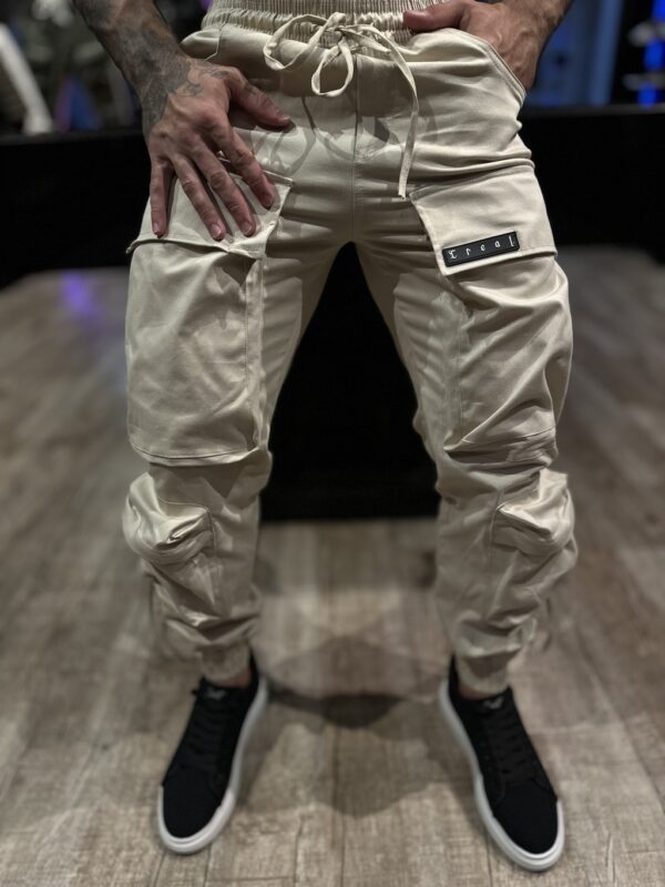 CALÇA JOGGER BIG POCKET CREAM