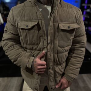 JAQUETA PUFFER ESSENTIAL BEGE
