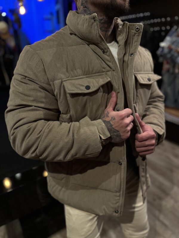 JAQUETA PUFFER ESSENTIAL BEGE - Imagem 4