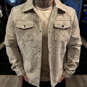 JAQUETA PREMIUM LV RUBBERIZED BEIGE
