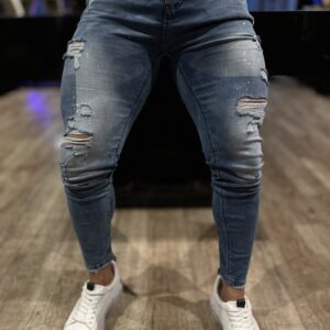 CALÇA JEANS CR DESTONADA DESTROYED