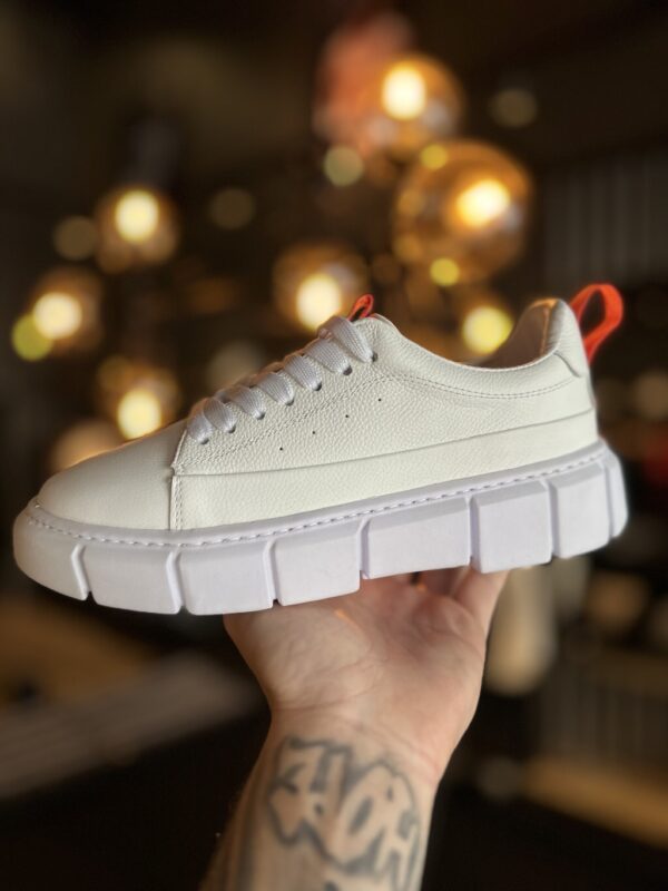 TÊNIS SAINT BOSS BRANCO DETAILS VERMELHO