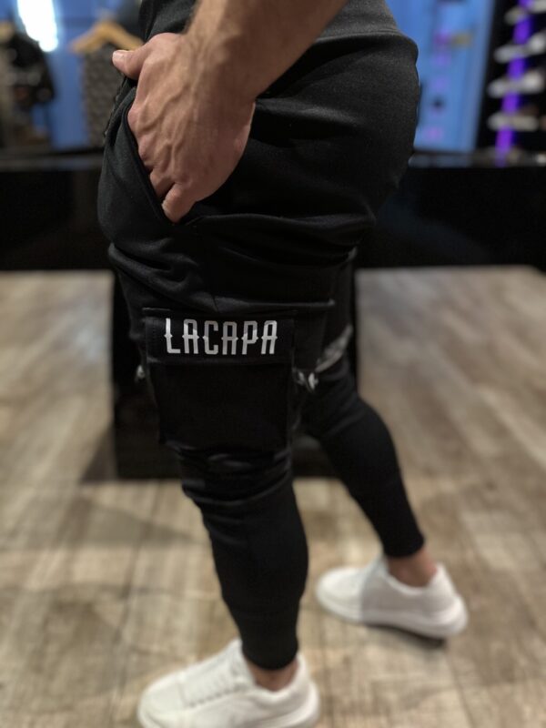 CALÇA LA NEOPRENE BOLSO PRETA DETAILS - Imagem 5